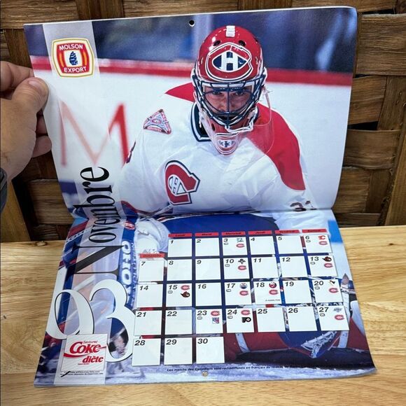 Montreal Canadiens 1993-94 Calendar - Picture 2 of 2